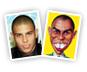 Ronaldo's teeth - FantaMorph sample morphing pictures, morphing movies and morphing animation effects